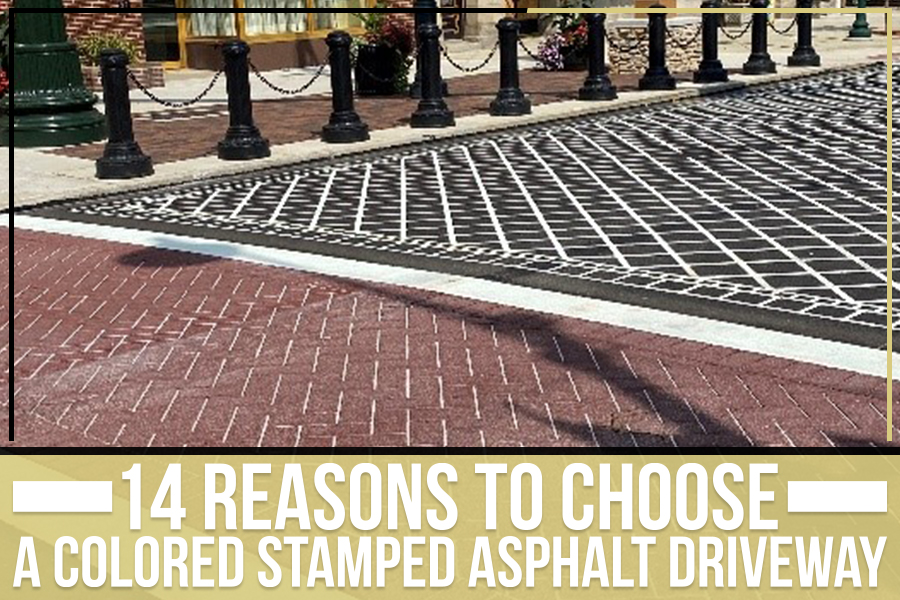 14 Reasons To Choose A Colored Stamped Asphalt Driveway